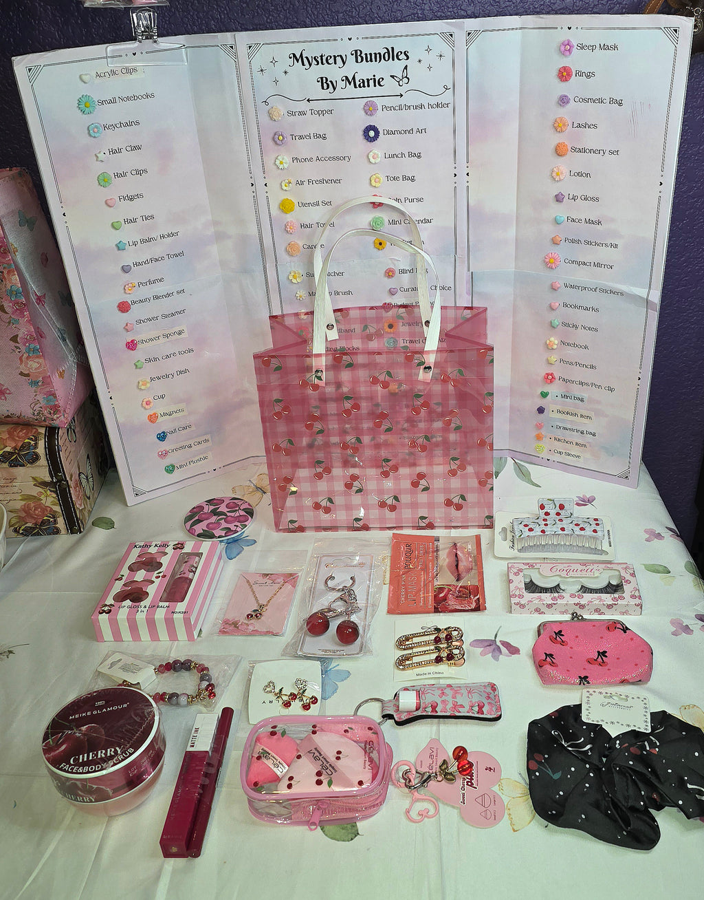 Cherry Beauty Bag