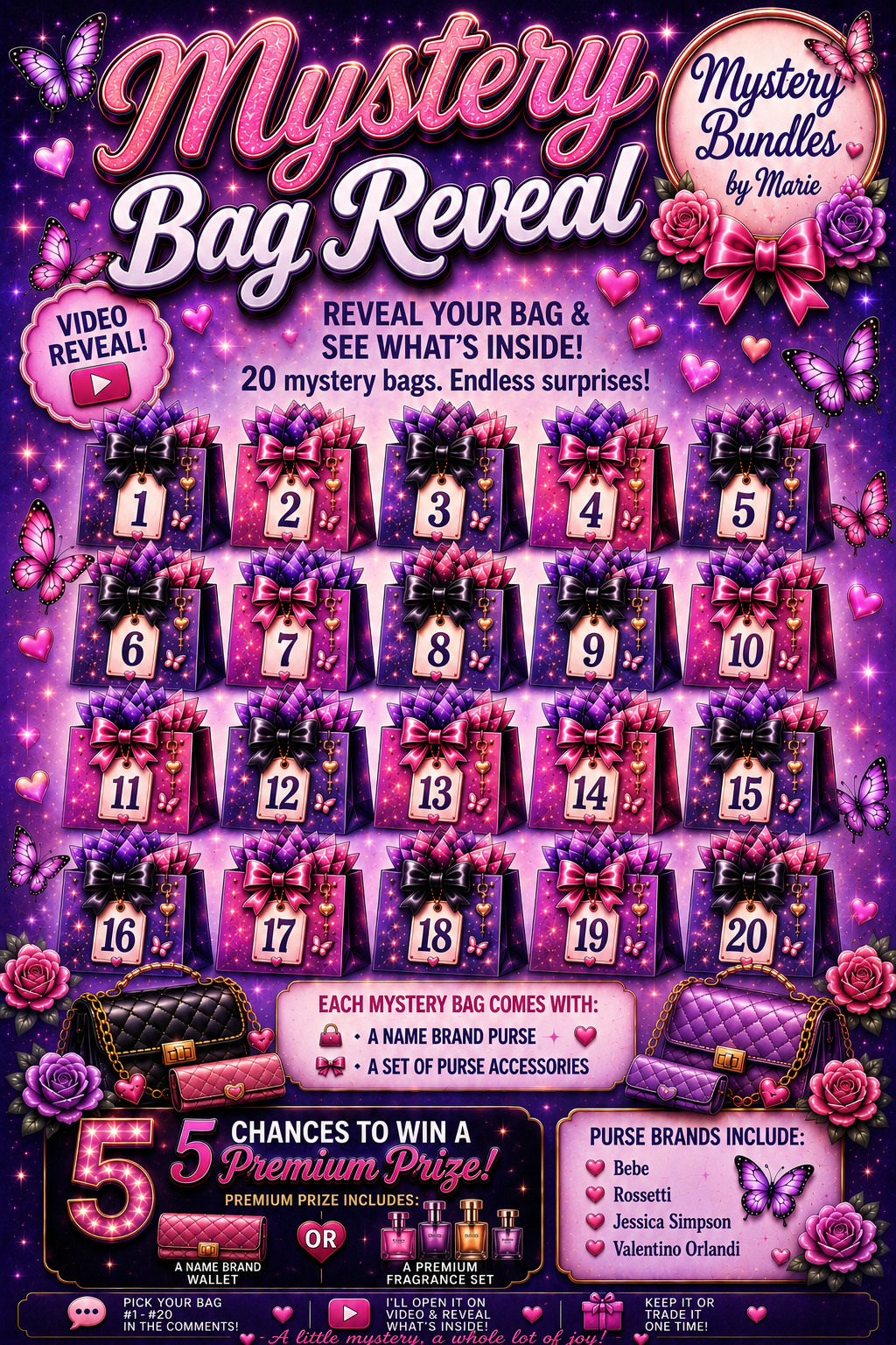 Mystery Purse Reveal Game